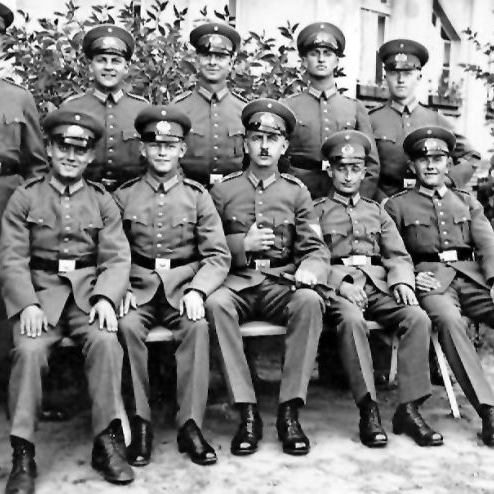 Gruppeaufnahme, Grenadier-Kaserne, Stargard,