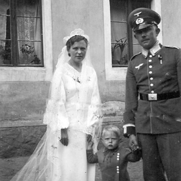 Brautpaar, Gerda Hoppe, Paul Hoppe,