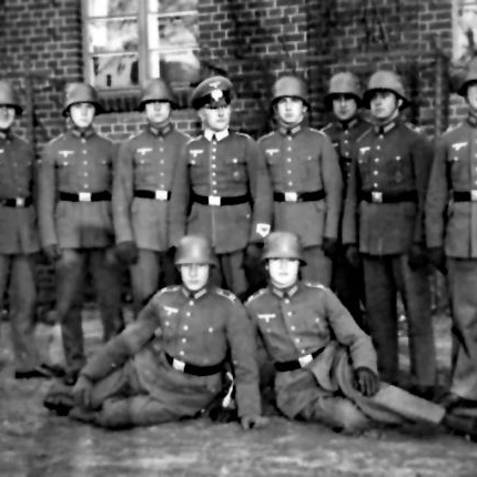 Gruppeaufnahme, Grenadier-Kaserne, Stargard,