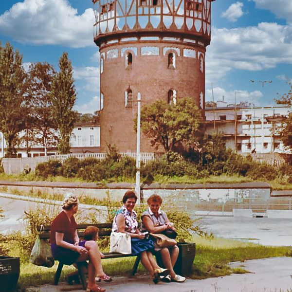 Wasserturm, Güterbahnhof, Stargard,